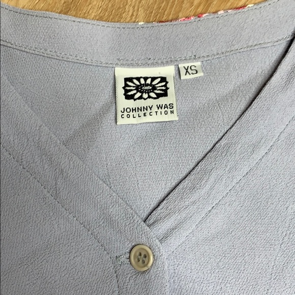 Johnny Was Collection Embroidered Cropped Top - Picture 3 of 5